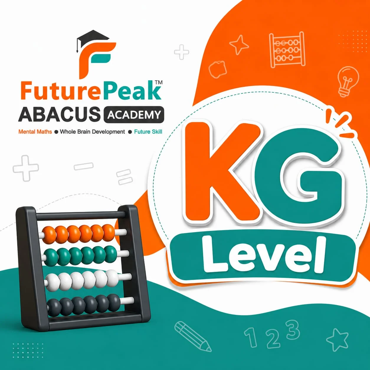 KG Abacus course for children at Horizzon-The Learning Curve